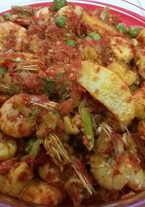 Foto resep Udang Balado Sabondoroyot😀😀