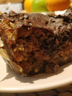 Una foto de Bizcocho de plátano con chocolate