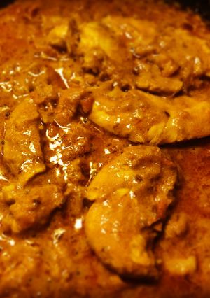A picture of Dahi Masala Karahi Chicken.