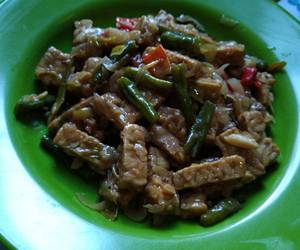 Resep mudah Oseng Tempe Kacang Panjang Gurih Mantul