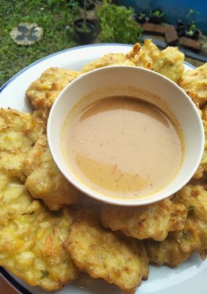 Foto resep Sambal kacang bala bala / bakwan
