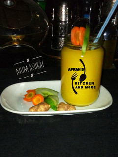 A picture of Cucumber,ginger & Carrot Juice.