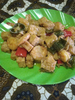 Foto resep Tempe Udang Cabe Hijau