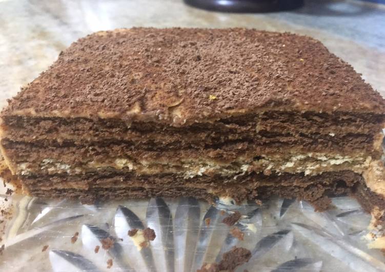 Recipe of Super Quick Homemade Chocotorta con coquitas!!