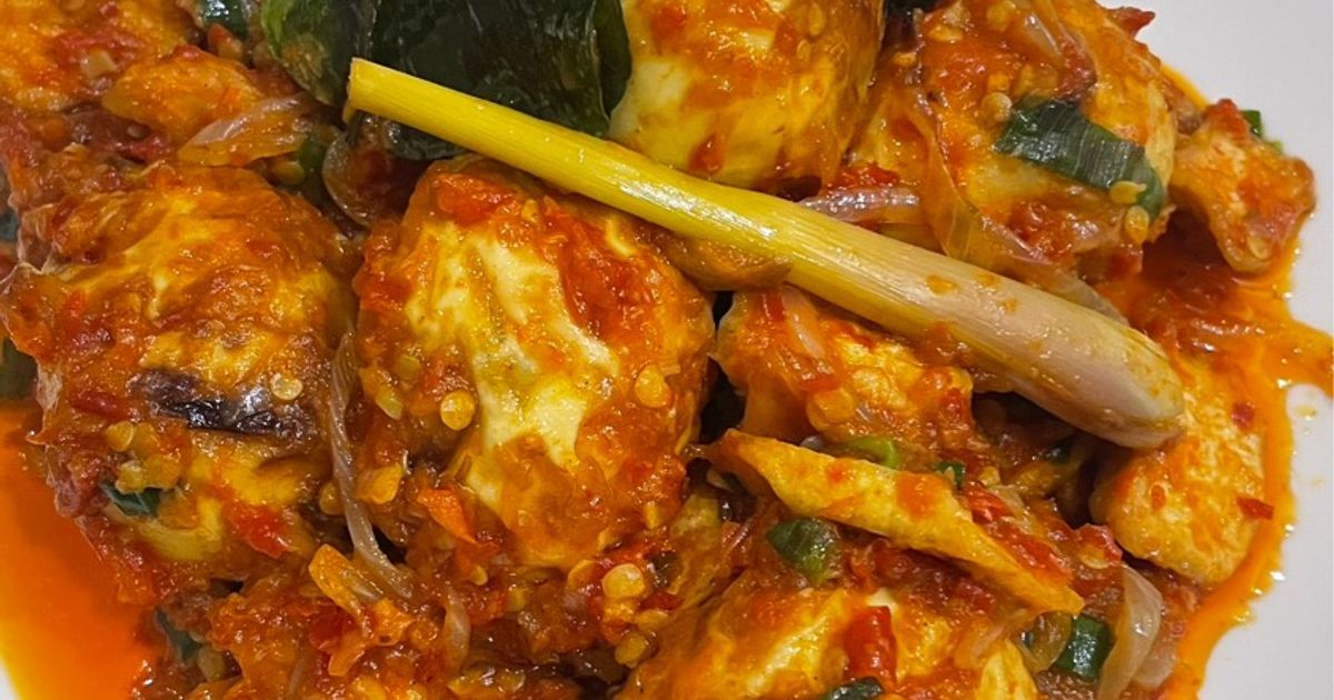 Telur Balado Pedas 🥚🌶️🧅