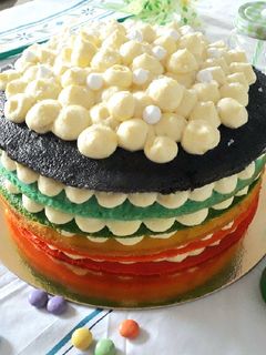 Foto di Rainbow cake all'italiana