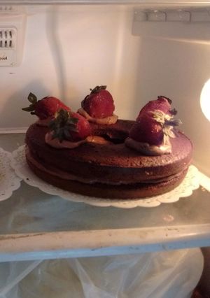 Una foto de Torta de chocolate sanita