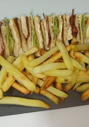 Una foto de Sándwich club