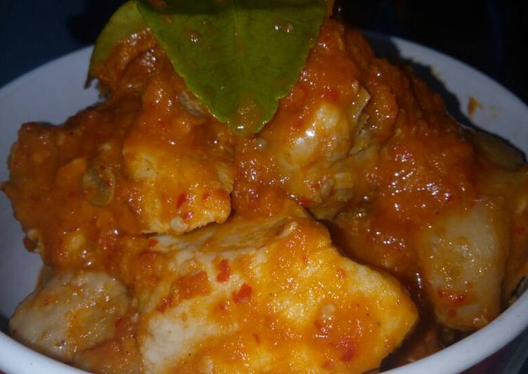 DICOBA@ Resep Ayam Bumbu Rujak Extra Pedas menu masakan sehari hari