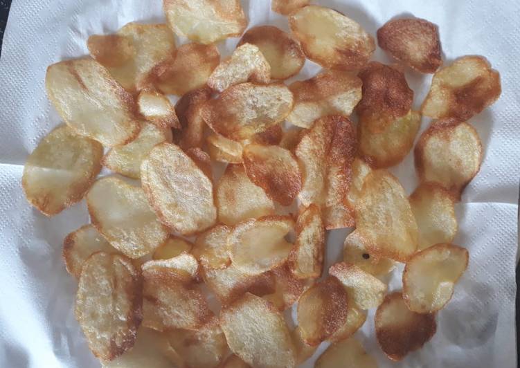 Instant potato chips