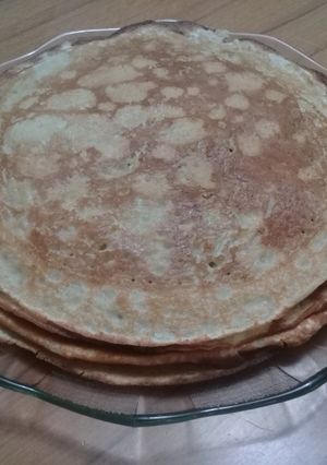 Una foto de Panqueques de banana