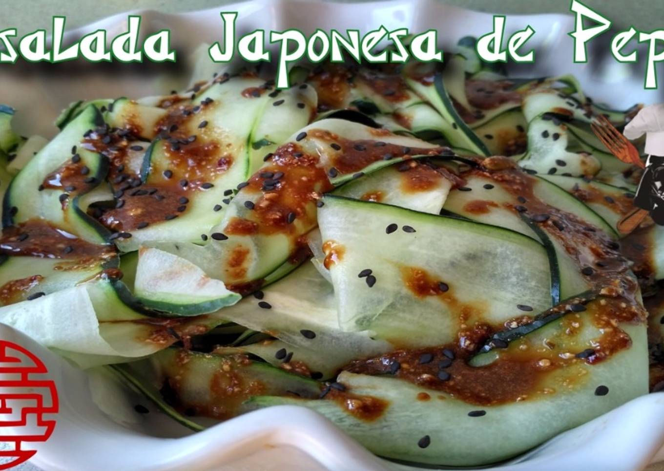 Ensalada japonesa de pepino