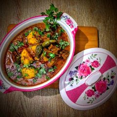 A picture of Sada Aloo Gosht..