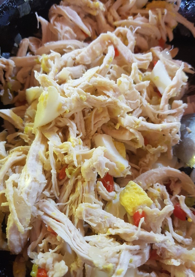 Una foto de Relleno para empanadas de pollo
