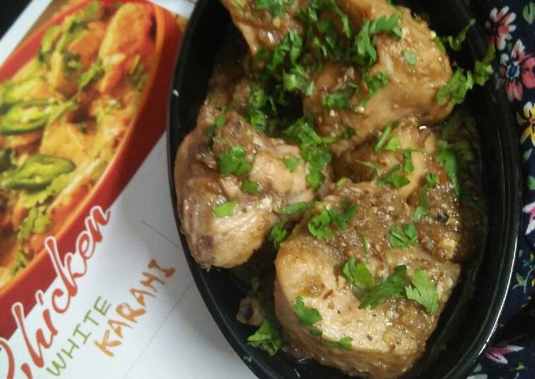 Recipe of Perfect Chicken white karahi