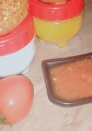 A picture of Tamatar ki chutney..