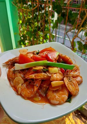 Foto resep Udang asam manis pedas