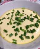 Steamed Egg with Crabstick and Spring Onion
