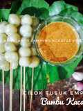 Cilok Tusuk Empuk Bumbu Kacang