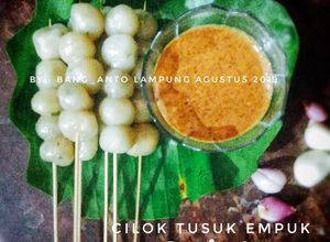 Foto resep Cilok Tusuk Empuk Bumbu Kacang