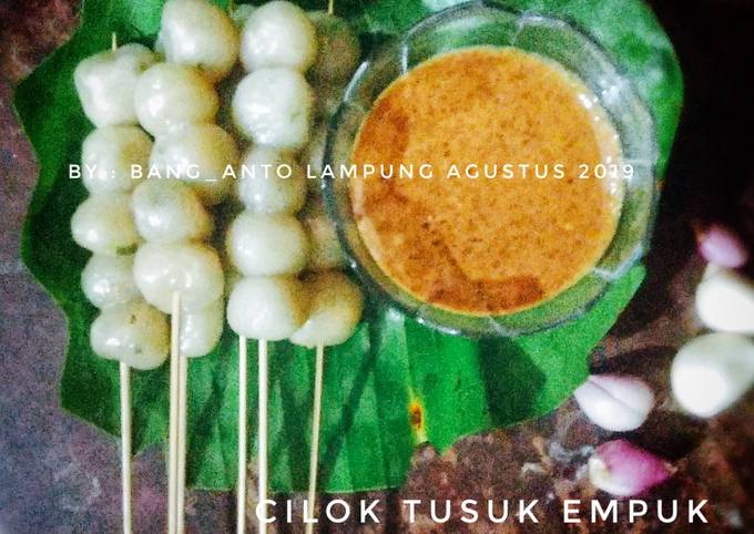 Resep Cilok Tusuk Empuk Bumbu Kacang Oleh Anto Cookpad