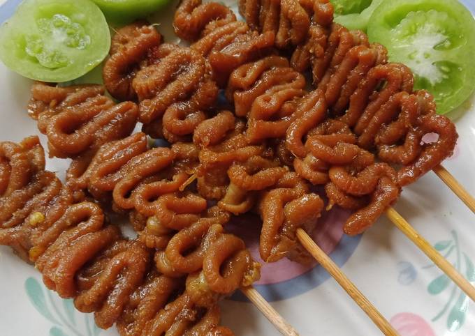 Resep Sate Usus Manis Pedas Oleh Lia Ruliyanti Cookpad