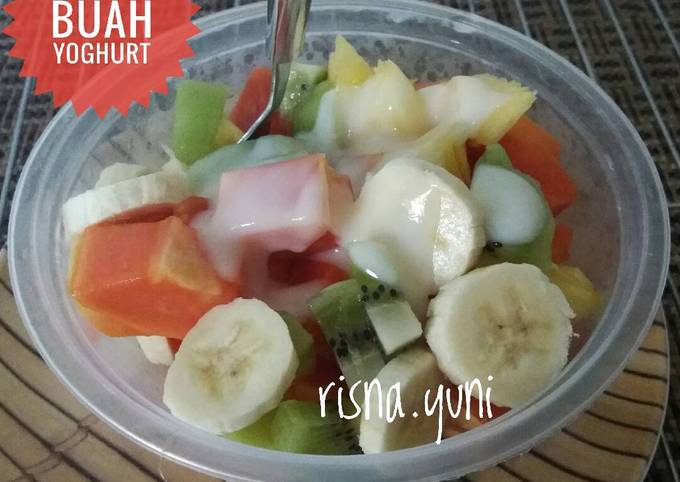 Resep Salad Buah Yoghurt Oleh Risna Yuni Cookpad