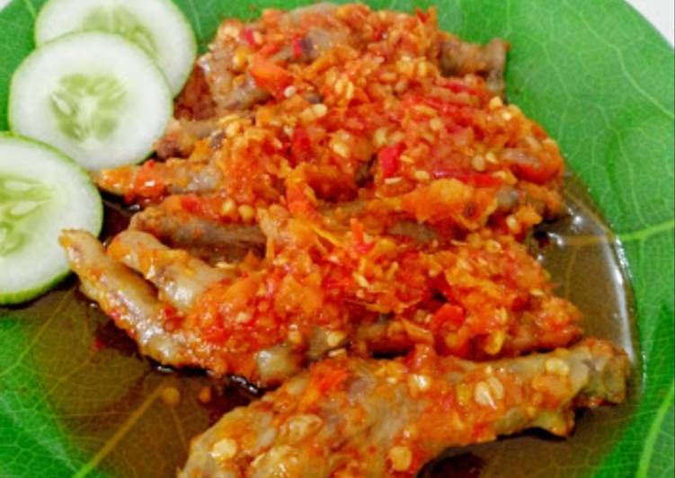 Ceker Empuk Balado