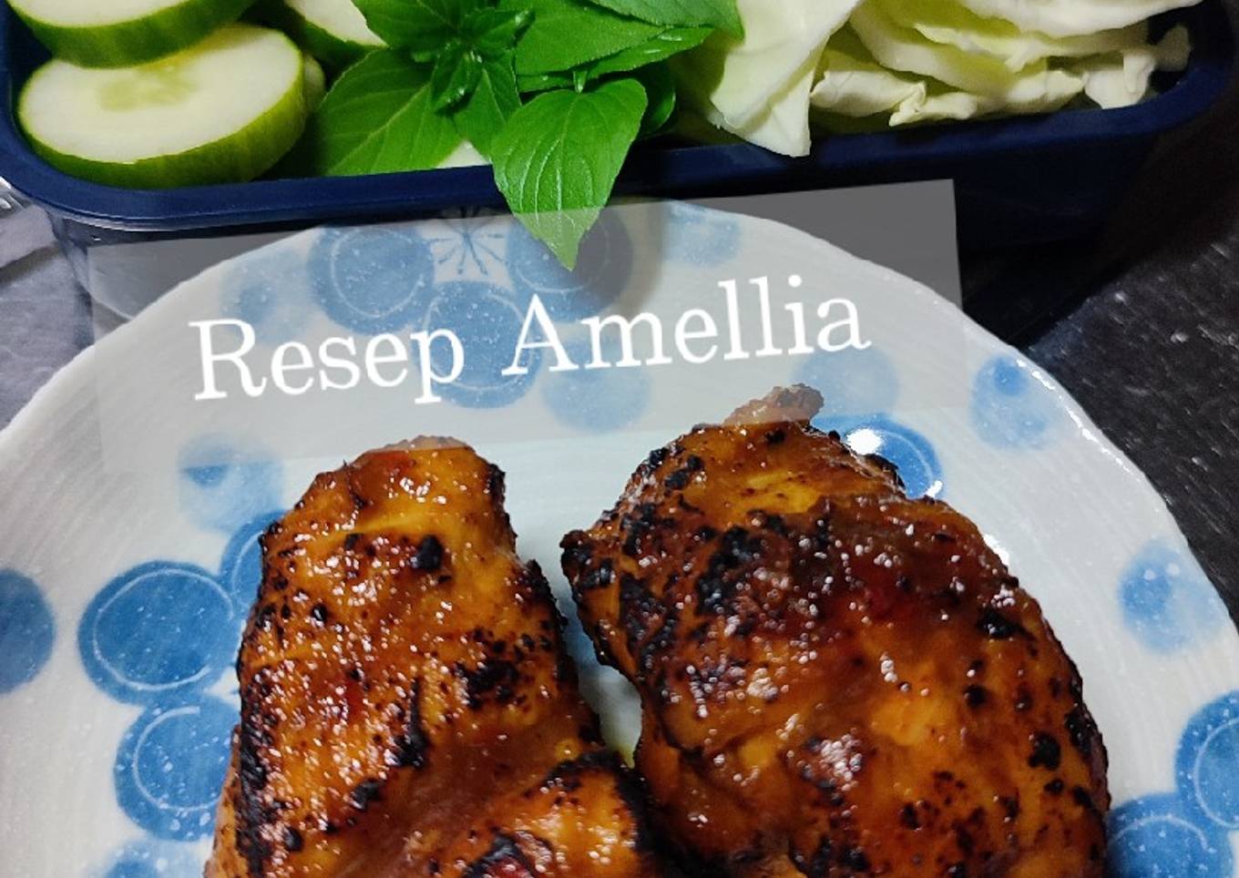 Ayam bakar bumbu rujak ala amellia