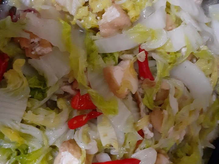 Langkah Gampang Membuat Resep Tumis sawi putih dan tahu sederhana yang Uenak Anti Ribet, Mantap Sekali