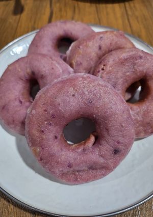 Foto resep Donat Ubi Ungu