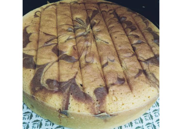 Marmer Cake Tanpa Butter