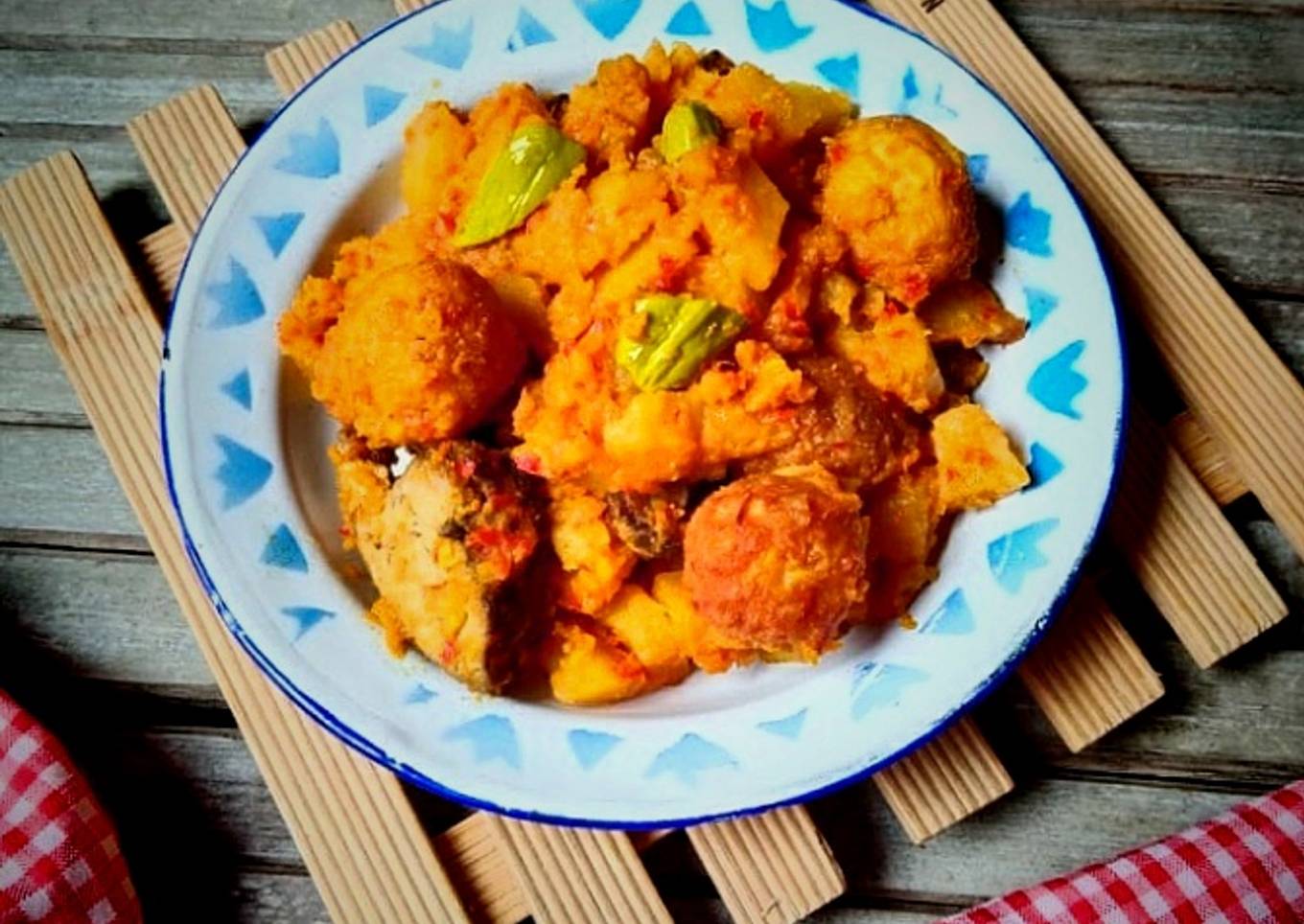Sambel Goreng Kentang Hati Telur Puyuh