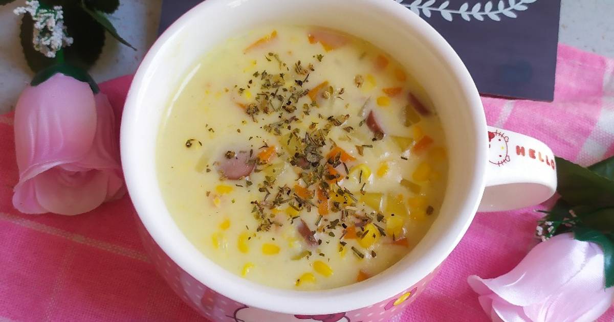 Resep Sup Krim Jagung Ala Kfc Oleh Angel Rose Cookpad