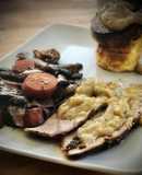 Roast Beef con Yorkshire pudding y salsa gravy