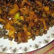 Soak fry aaloo bhindi