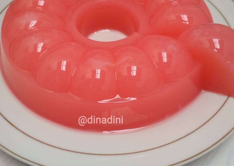 Bahan Puding Susu Strawberry | Cara Buat Puding Susu Strawberry Yang Sedap