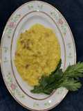 Risotto zafferano e salsiccia