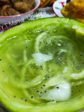 Cara Bikin Es Melon Serut Kekinian