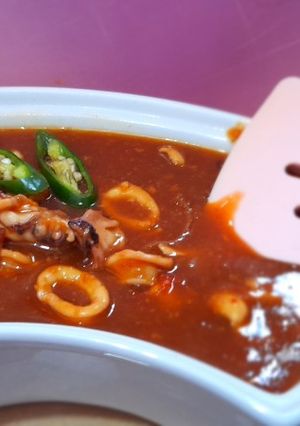 Foto resep Cumi saos padang