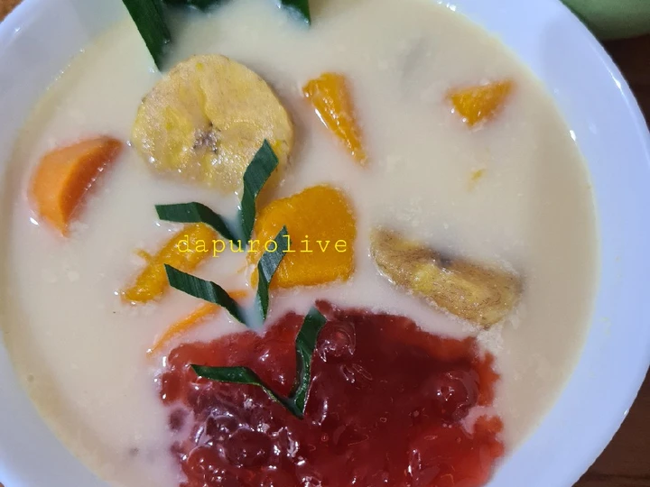 Cara Sederhana Membuat Resep  Kolak Fiber Creme Bubur Mutiara yang Lezat Sekali, Lezat Sekali