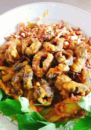 Hình của món Lươn xào lăn(món chay).