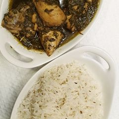 Palak Chicken A picture of Palak Chicken.