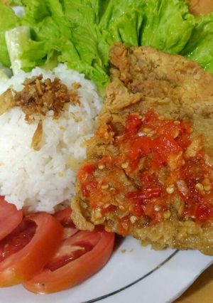 Foto resep Telur Geprek krispi