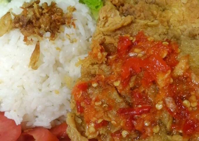 Resep Telur Geprek Krispi Oleh Dea Cookpad