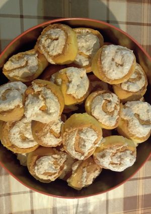 Kókuszos tekercsek recept fotója