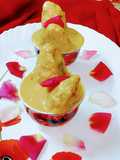 Aata dudh puli or coconut stuffed whole wheat rice dumpling