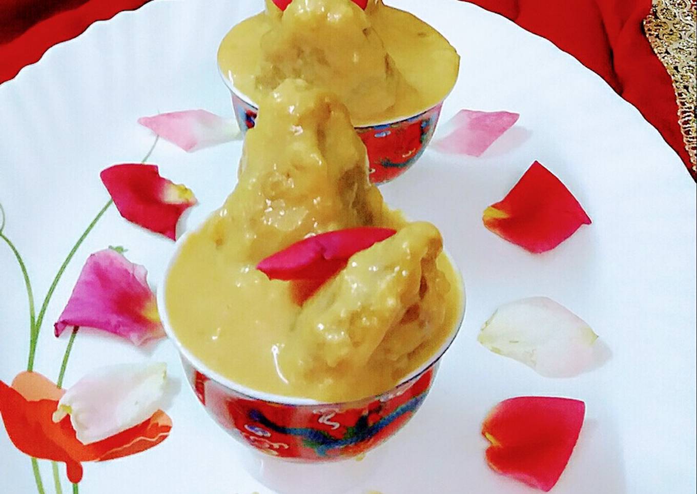 Aata dudh puli or coconut stuffed whole wheat rice dumpling