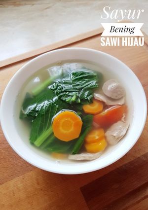 Foto resep 234. Sayur Bening Sawi Hijau