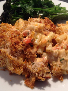A picture of Jamie Oliver's Macaroni Cheese.